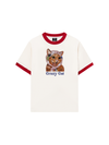 Áo Thun Ringer Relaxed Fit Crazy Cat