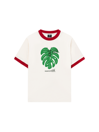 Áo Thun Ringer Relaxed Fit Tropical Monsteraaaa