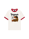 Áo Thun Ringer Relaxed Fit Leopard Dachshund