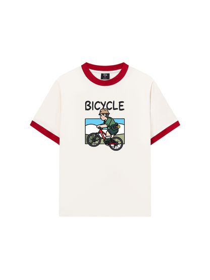 Áo Thun Ringer Relaxed Fit Weekend Bicycle