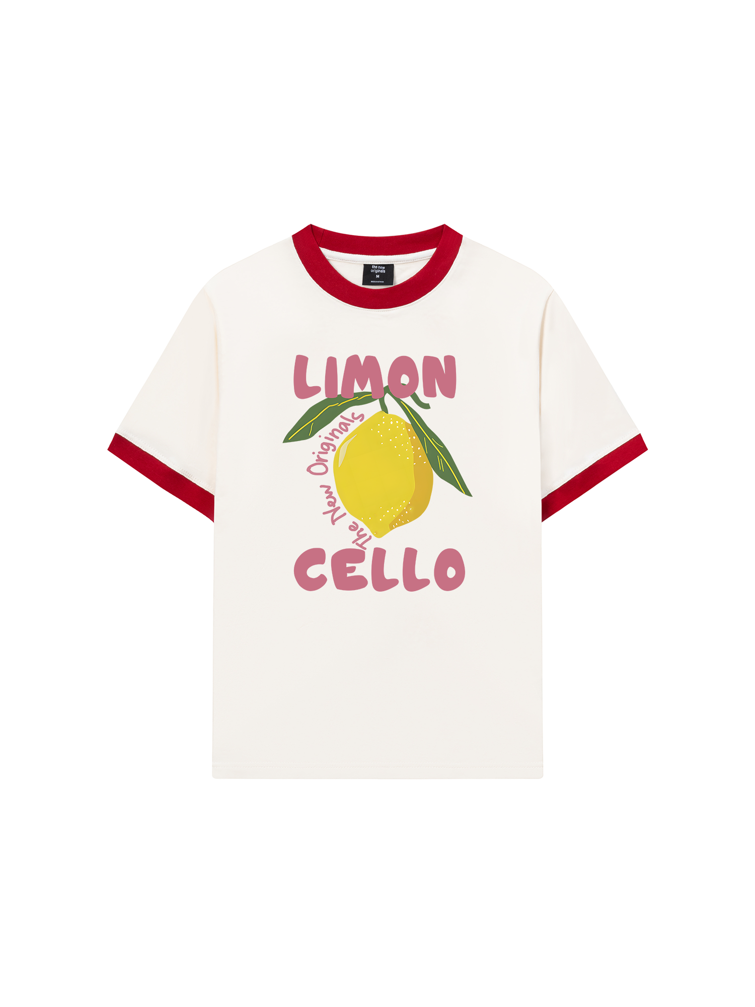 Áo Thun Ringer Relaxed Fit Summer Lemon Cello