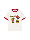 Áo Thun Ringer Relaxed Fit Sweet Pastry Burger Fry