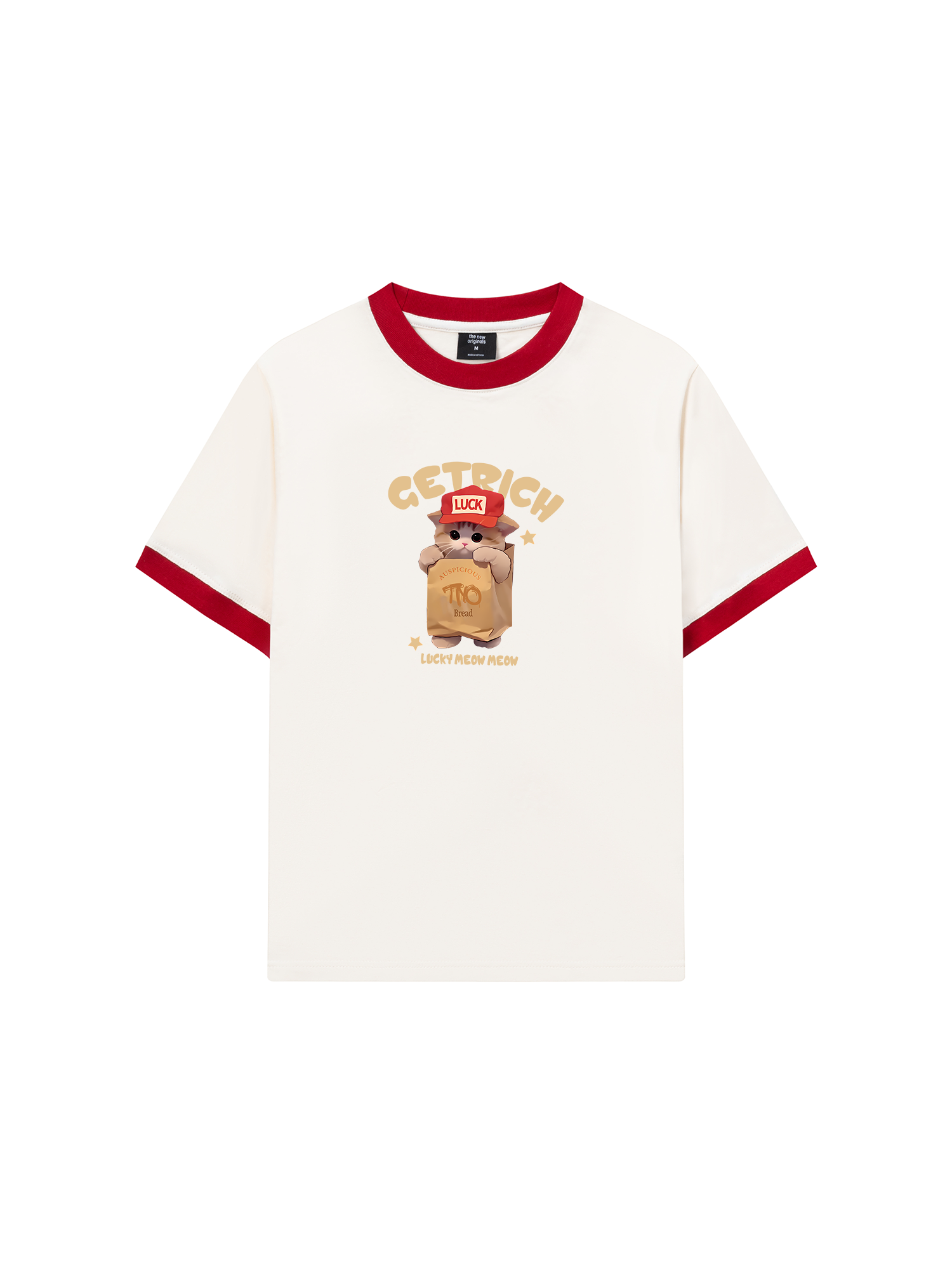 Áo Thun Ringer Relaxed Fit Animal Couple For Girl