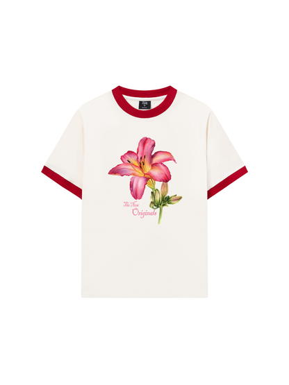 Áo Thun Ringer Relaxed Fit Lily Language