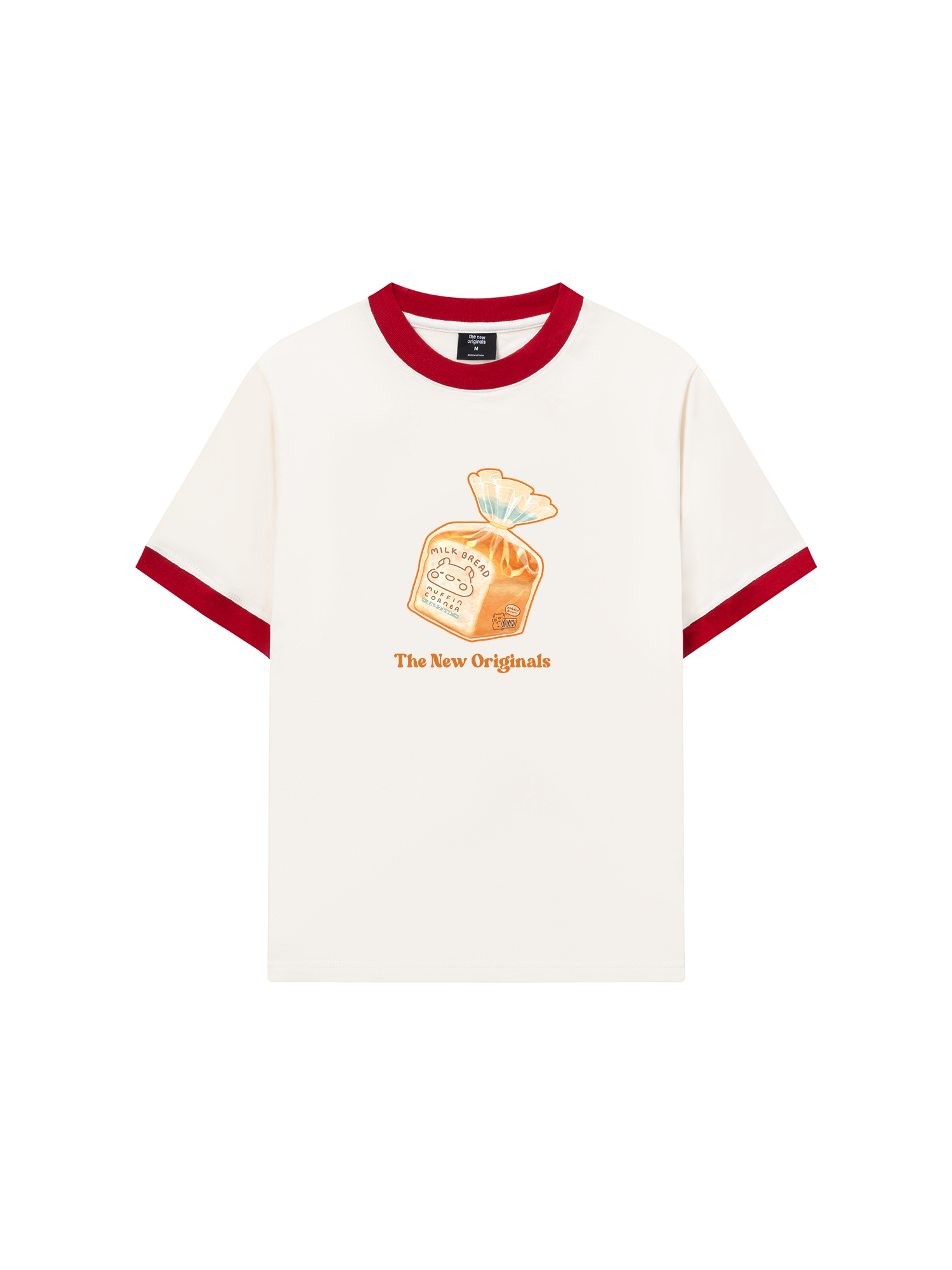 Áo Thun Ringer Relaxed Fit Milk Bread