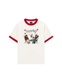 Áo Thun Ringer Relaxed Fit Go Camping