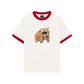 Áo Thun Ringer Relaxed Fit Animal Mood Funny Meow