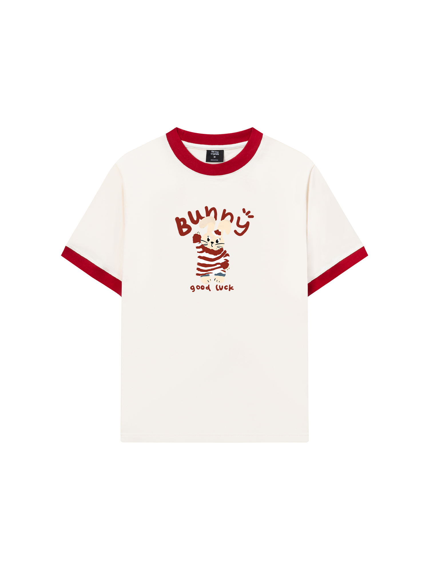 Áo Thun Ringer Relaxed Fit Animal Bunny