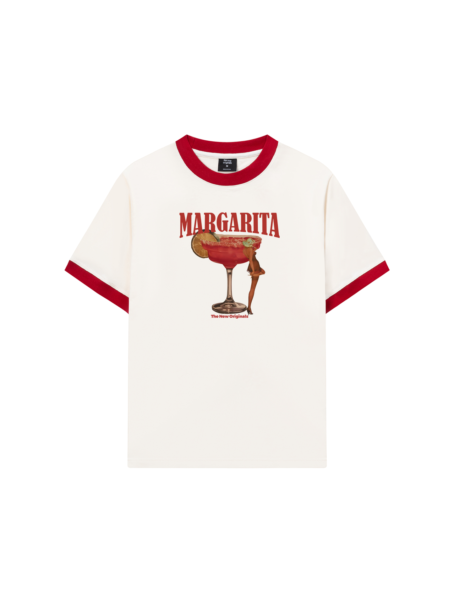 Áo Thun Ringer Relaxed Fit Fresh Margarita Retro