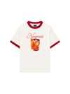 Áo Thun Ringer Relaxed Fit Fresh Red Negroni