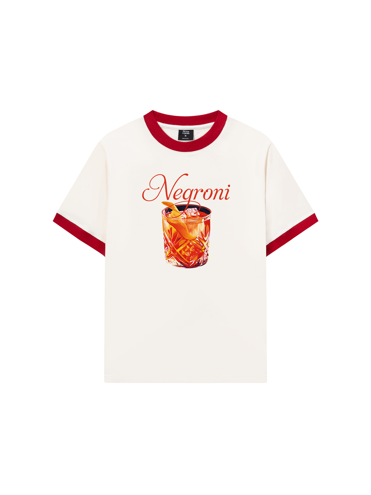 Áo Thun Ringer Relaxed Fit Fresh Red Negroni