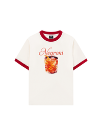 Áo Thun Ringer Relaxed Fit Fresh Red Negroni