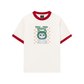 Áo Thun Ringer Relaxed Fit Animal Mood Meow Green Pink