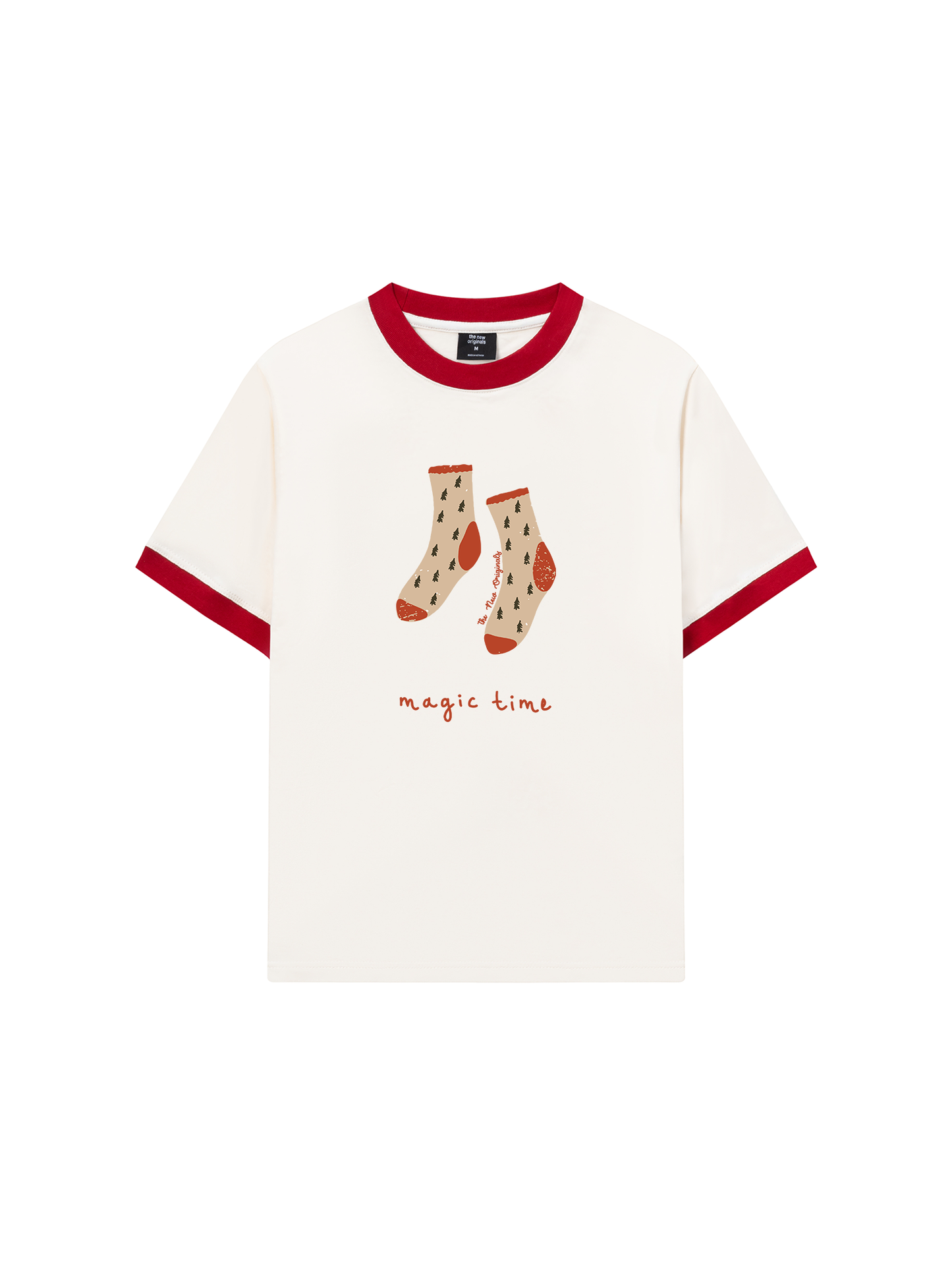 Áo Thun Ringer Relaxed Fit Autumn Vibes Magic Time