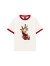 Áo Thun Ringer Relaxed Fit Gem Cross Ice Cream