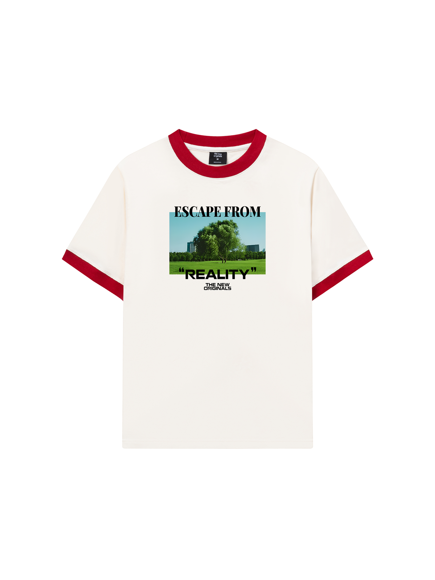 Áo Thun Ringer Relaxed Fit Escape From Reality