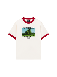 Áo Thun Ringer Relaxed Fit Escape From Reality