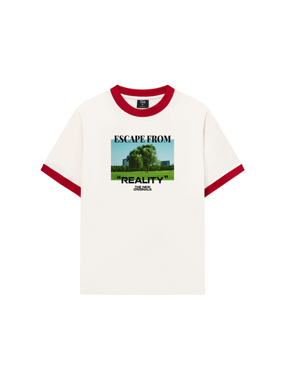 Áo Thun Ringer Relaxed Fit Escape From Reality