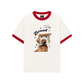 Áo Thun Ringer Relaxed Fit Sweet Pastry Bread Dog