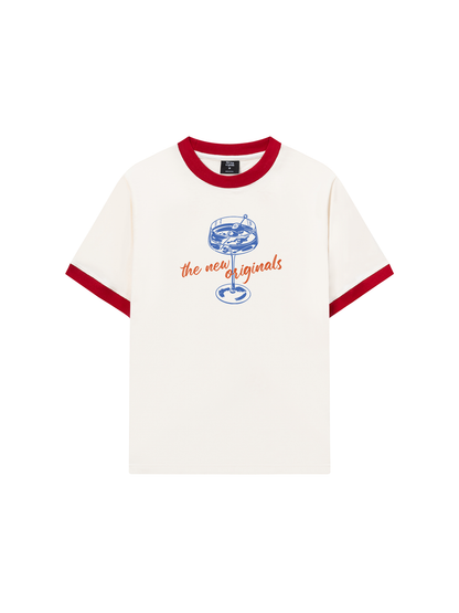 Áo Thun Ringer Relaxed Fit drink up