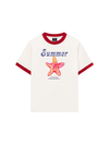 Áo Thun Ringer Relaxed Fit Summer Vibes Beach