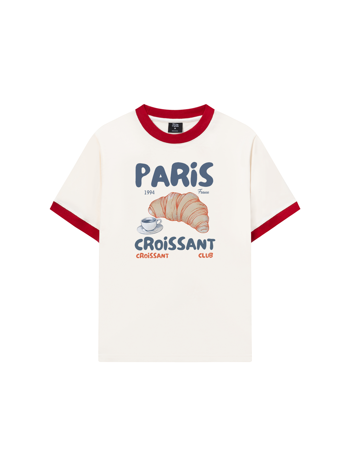 Áo Thun Ringer Relaxed Fit Paris Coissant