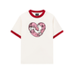 Áo Thun Ringer Relaxed Fit Meow Meow Heart