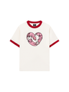 Áo Thun Ringer Relaxed Fit Meow Meow Heart