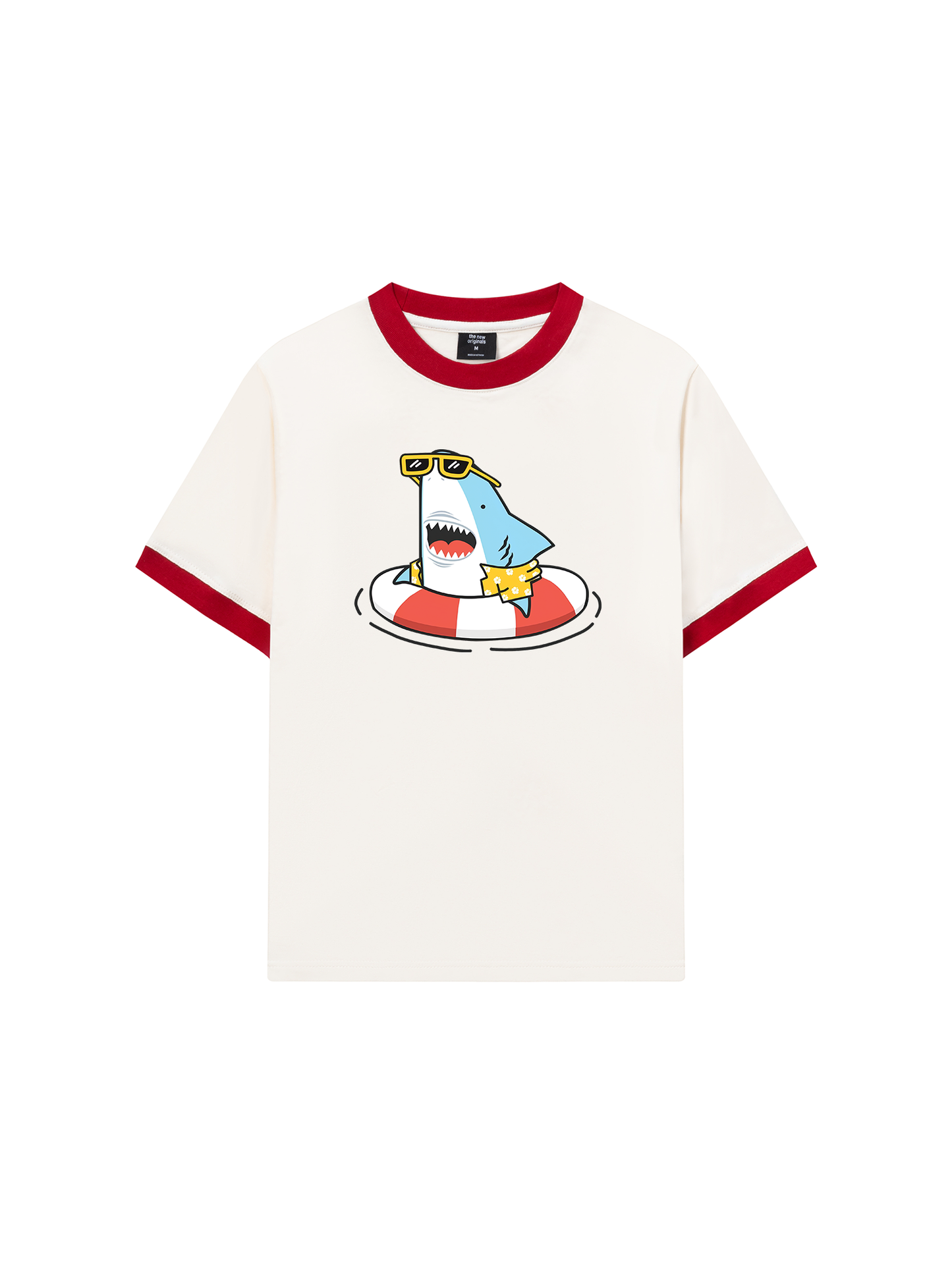 Áo Thun Ringer Relaxed Fit Ocean baby Shark