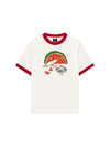 Áo Thun Ringer Relaxed Fit Meow Meow Watermelon