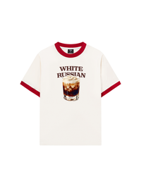 Áo Thun Ringer Relaxed Fit Fresh White Russian