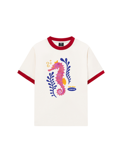 Áo Thun Ringer Relaxed Fit Sea Calling
