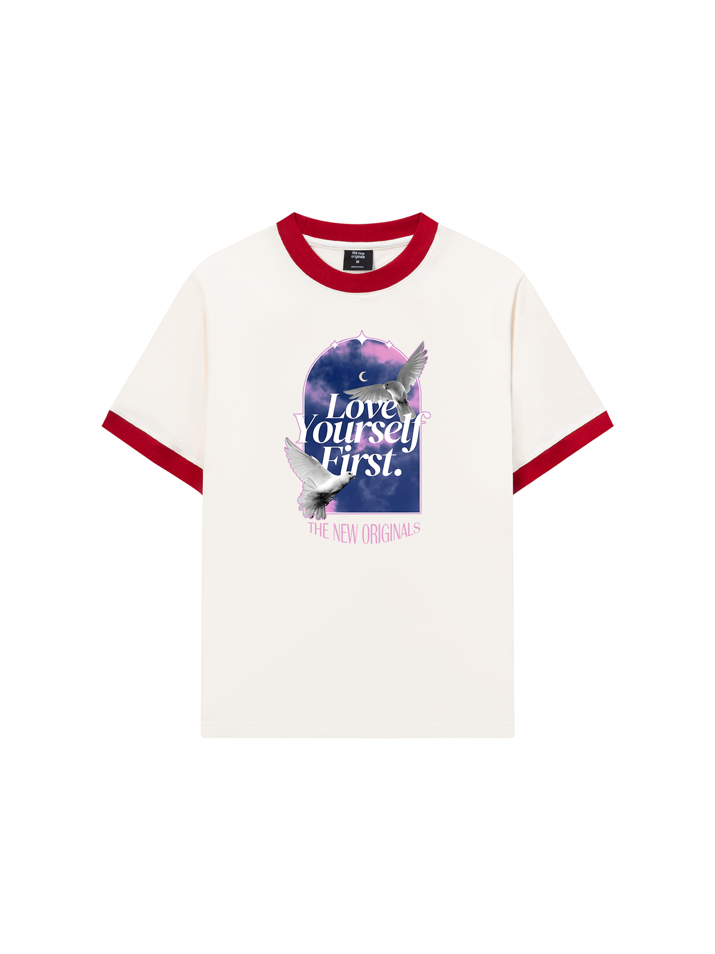 Áo Thun Ringer Relaxed Fit Love Yourself First