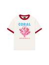 Áo Thun Ringer Relaxed Fit Summer Vibes Coral Beach