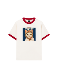 Áo Thun Ringer Relaxed Fit Mad Cat