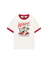Áo Thun Ringer Relaxed Fit Ocean Duck Waves