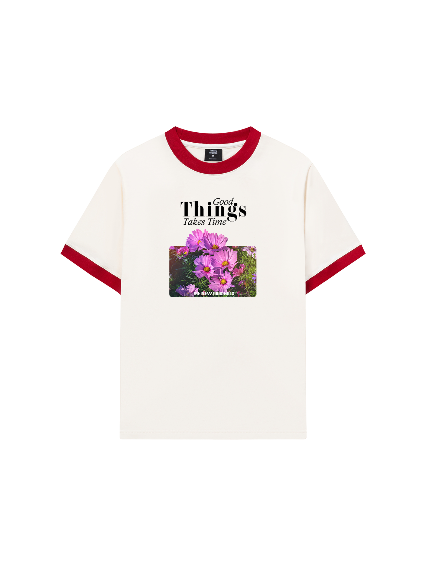 Áo Thun Ringer Relaxed Fit Good Things Take Time
