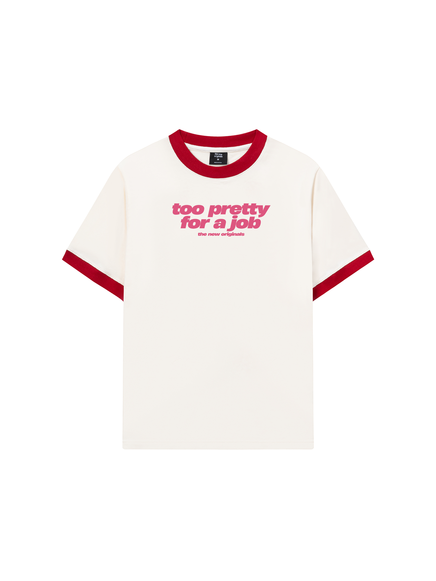 Áo Thun Ringer Relaxed Fit Life Vibe Too Pretty