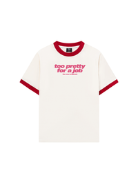 Áo Thun Ringer Relaxed Fit Life Vibe Too Pretty
