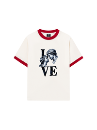 Áo Thun Ringer Relaxed Fit Love