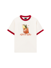 Áo Thun Ringer Relaxed Fit Fresh Aperol Spitz