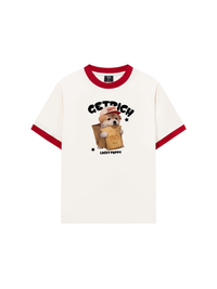 Áo Thun Ringer Relaxed Fit Animal Couple For Boy