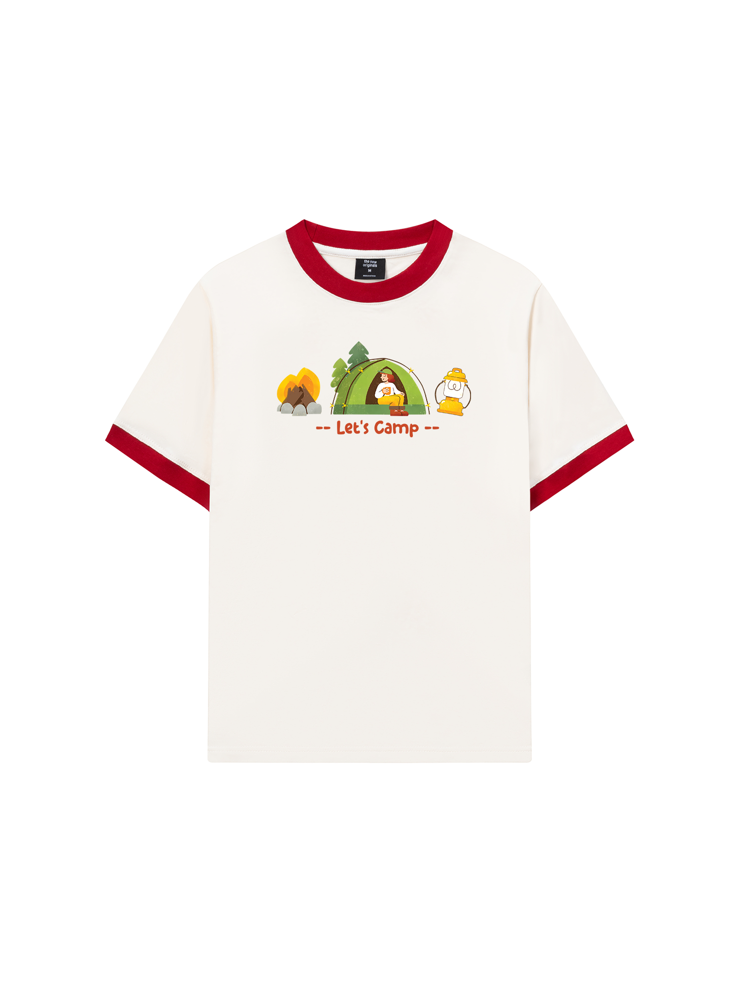 Áo Thun Ringer Relaxed Fit Let_s Camp