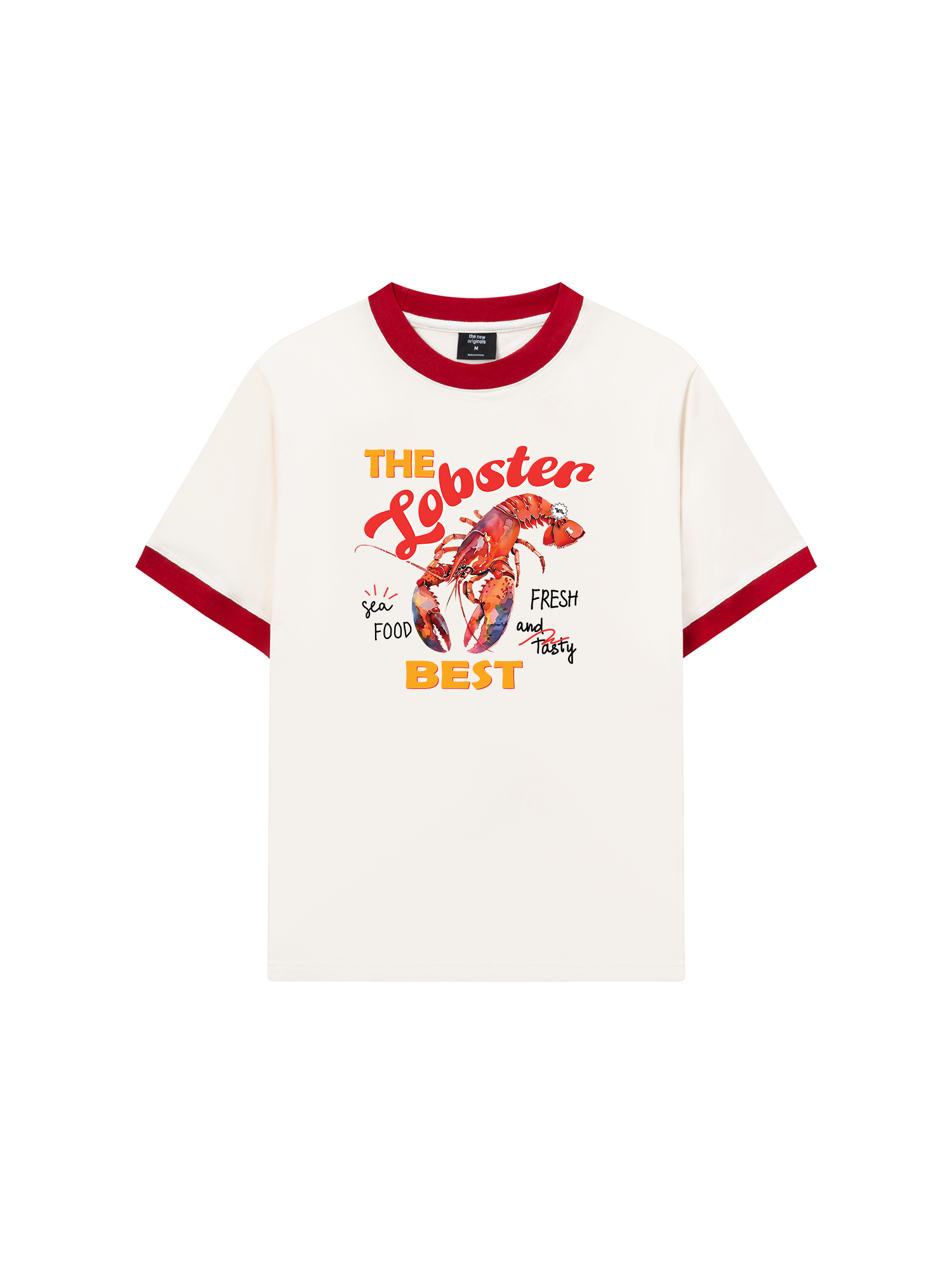 Áo Thun Ringer Relaxed Fit Summer Vibes The Lobster