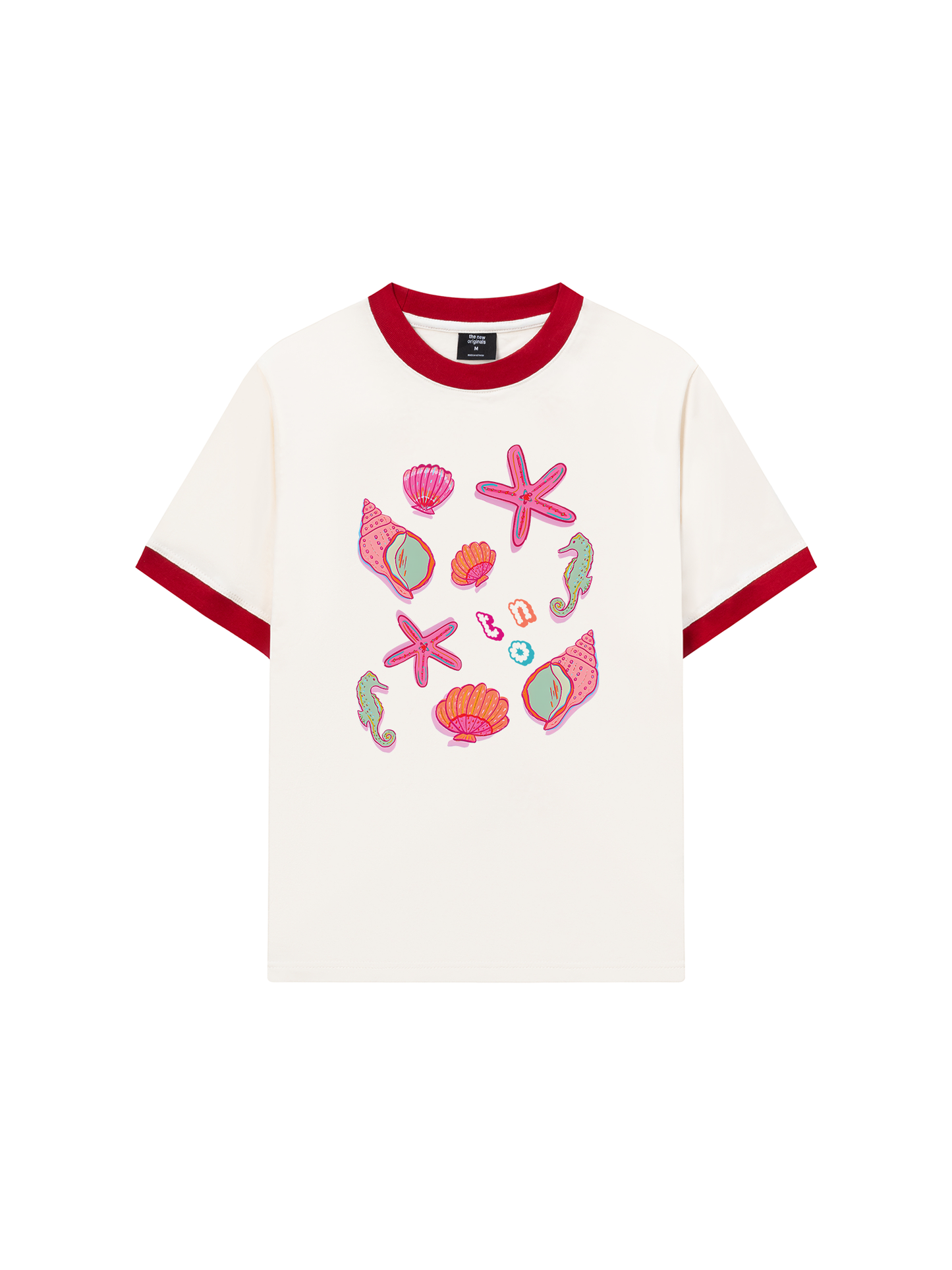 Áo Thun Ringer Relaxed Fit Suummer Vibes Sea Life