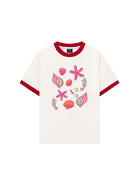 Áo Thun Ringer Relaxed Fit Suummer Vibes Sea Life