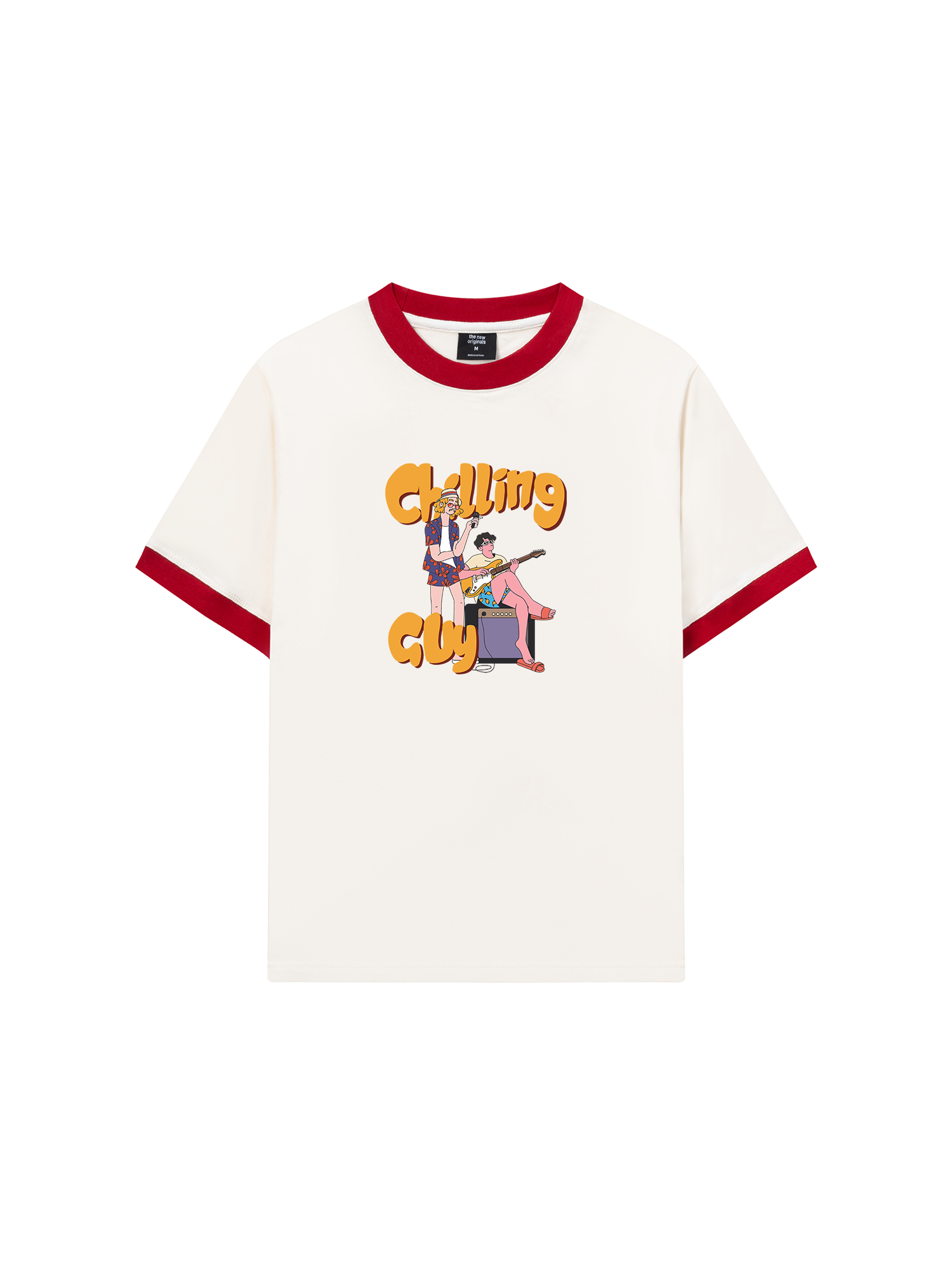 Áo Thun Ringer Relaxed Fit Weekend Chilling Guy
