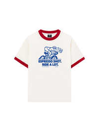 Áo Thun Ringer Relaxed Fit Ride A Lot Oversized