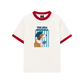 Áo Thun Ringer Relaxed Fit Animal Cozy Puppy