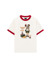 Áo Thun Ringer Relaxed Fit Go Out Eight Days A Week